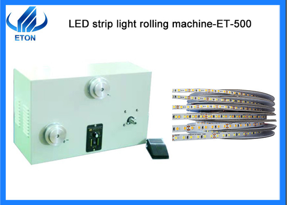 PVC Cover LED Strip Light Rolling Machine high efficiency double adhesive type