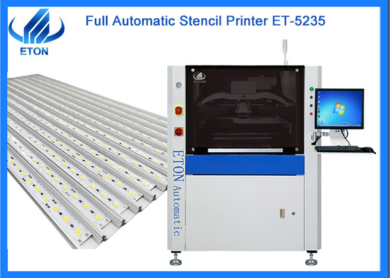 Max 520mm PCB Automatic Vision Stencil Printer Programmable Transport Speed Control