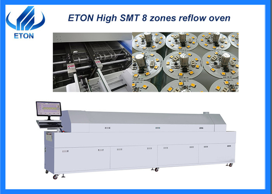 8 Zones SMT Reflow Oven Automatic Shutdown Function SMT Equipment