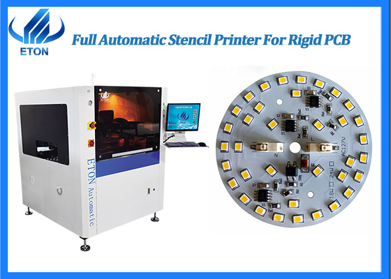 Automatic Solder Paste Stencil Printer For LED Bulb Production PCB Soldering