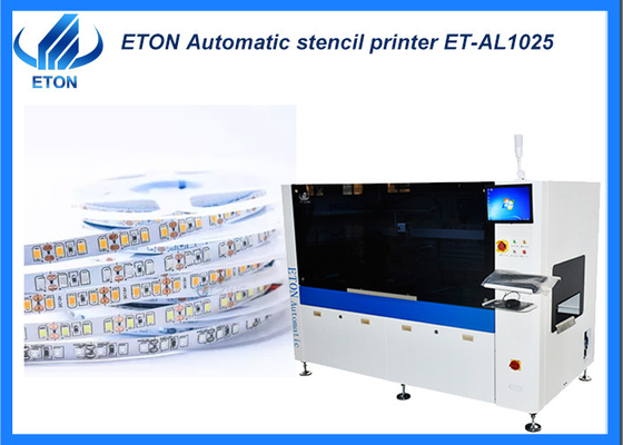 Two independent motorized print heads 100m LED strip roll to roll Auto Stencil Printer