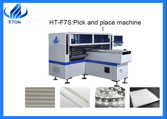 HT-F7S SMT Mounting Machine For 0.6m-1.2m Rigid PCB Amp 0.5m-1m LED Flexible Strip