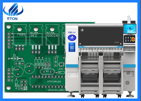smt pick and place machine pcb mounting machine 104 feeders manufacturing machine