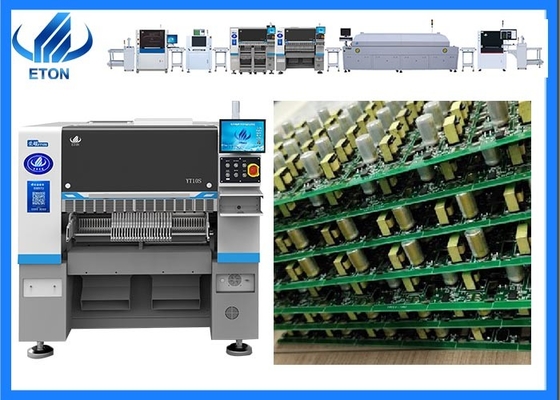 52pcs Feeder Stations Led Chip Mounter Machine For Electronic Industry Min Pcb Size 50*50mm