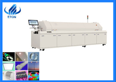Large 5 Temperature Zones Reflow Soldering Machine 1800mm Heating Passage For LED