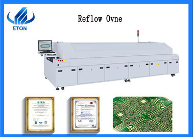 1800kg Weight SMT Mounting Machine 8 Zones Hot Air Reflow Soldering Oven R8