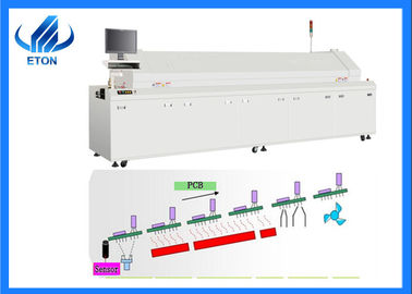 480mm Mesh Width SMT Mounting Machine ET-R8 With Guide Line Hot Air Oven