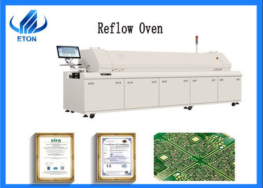 T-960 Solder Reflow Oven Hot Air Heating Mode For SMT Production Line 6 Zones
