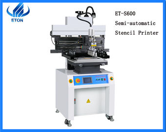 Semi Auto SMT Mounting Machine 1400*800*1680mm Size PCB Screen Printing Machine
