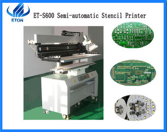 High Precision Semi Auto Screen Printer , PCB Stencil Printer 0.25*0.55m PCB Size