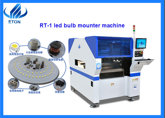 Double Motor SMT Mounting Machine smt assembly machine For Led Bulb DOB Down Light