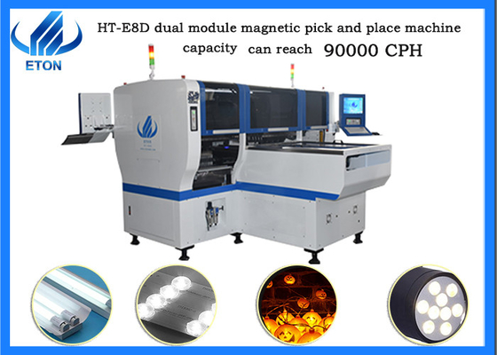 90000 CPH Pick And Place Machine 24 Nozzles 48 Feeders Non Stop Material