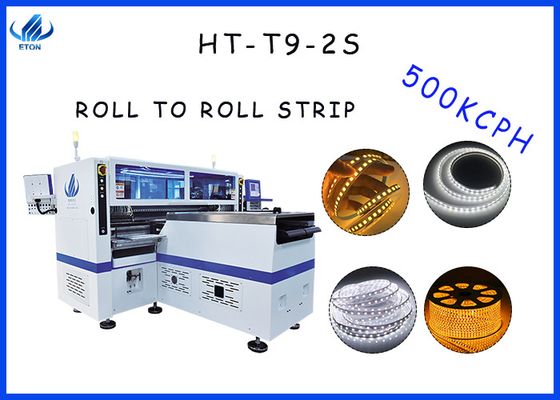 Automatic SMT Pick Place Machine 136 Heads/ Feeder/ Stations For LED Flexible Strip Light