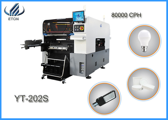 20 Heads Pick And Place Machine 500X450mm PCB Size 80000 CPH Speed