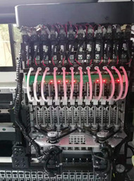 0402 Components SMT Mounting Machine 12 Heads For SMT Production Line