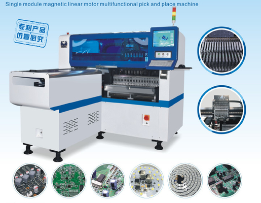 0402 Components SMT Mounting Machine 12 Heads For SMT Production Line