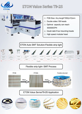 LED Flexible Strip Light Prouction Line SMT Pick and Place Machine