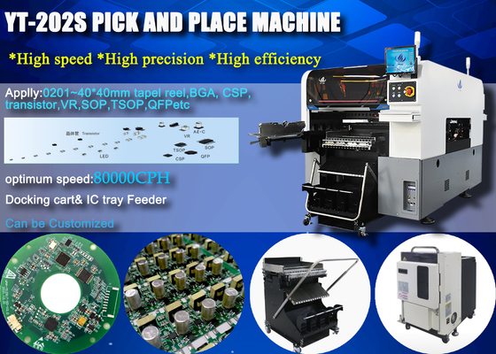 ETON smt assembly equipment small smt pick and place machine in SMT production line