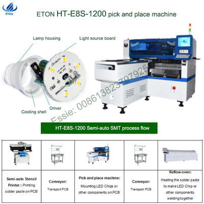 LED Bulb Smd Pick And Place Machine LED Tube Light Manufacturing Machine