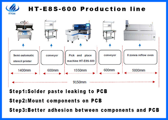 street lamp production line smt making machine