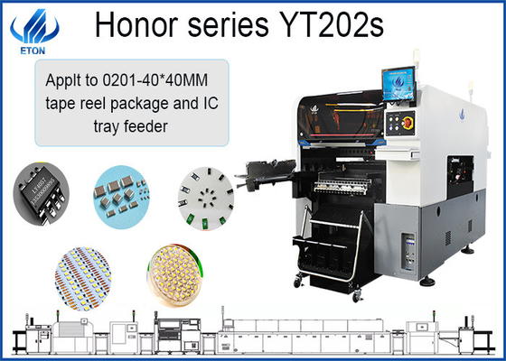 LED LIGHT PICK ADN PLACE MACHINE WITH DOBLE MOUNTING HEAD SPEED OF 80000CPH AND FOR LED CHIPS MONGTING