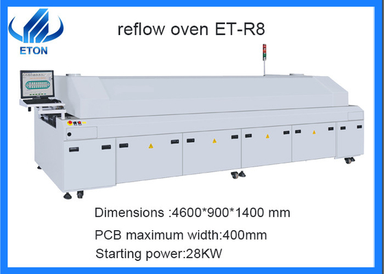 SMT MACHINE Full hot air eight temperature zone lead-free reflow