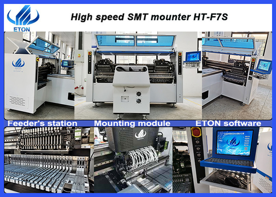 High speed LED surface mounting 34 PCS heads tubes making pick and place machine