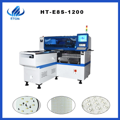 LED light Lens mounting PCB processing pick and place machine 45000CPH 12 Heads