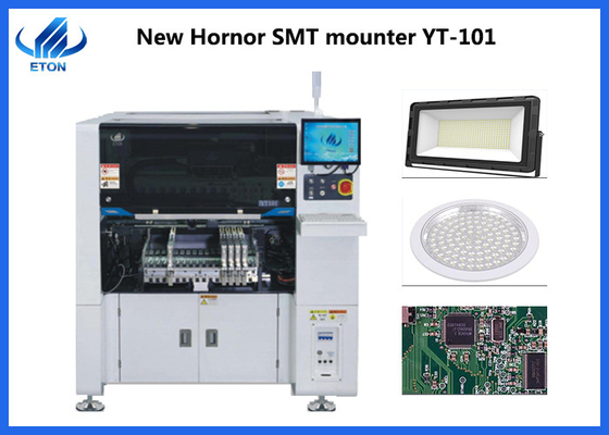 Multifunctional SMT Pick Place Machine High Precision For 0201 - 40*40mm Components