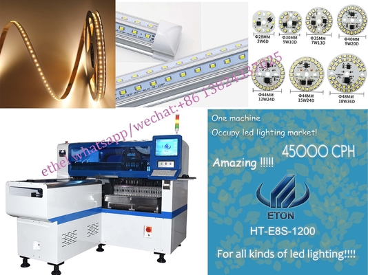 80000CPH LED Mounter Machine Automatic LED Lights Assembly Machine For Bulbs