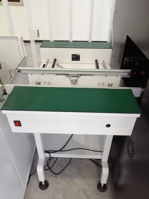 ET-600 PCB conveyor machine connect for the Assembly machine with 5mm flat belt conveyor