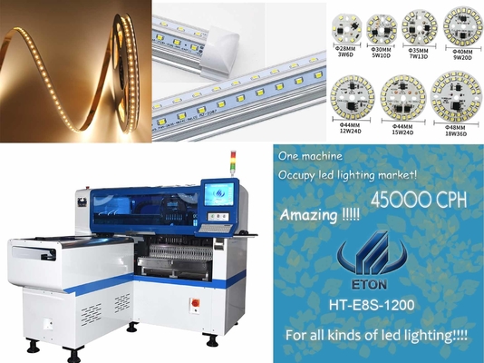 Magnetic Linear Motor LED Light Making Machine 200000CPH LED Light Production Line