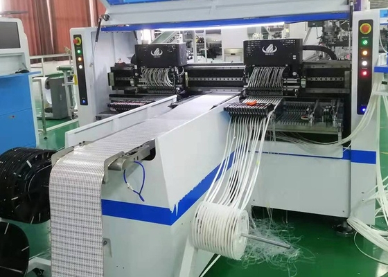 25m Long Flexible Strip Pick And Place Machine 68 Heads 250K CPH LED Light Making Machine