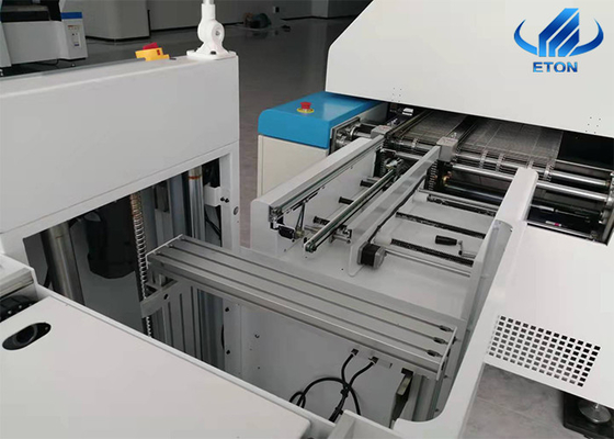 SMT Line PCB Loader Unloader PLC Control Color Man Machine Interface Operation