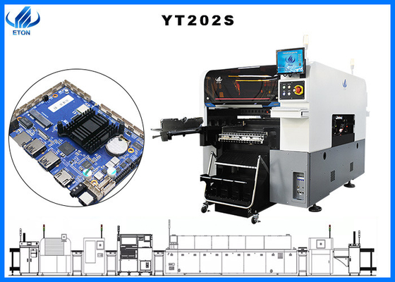 LED Lights PCB Processing SMT Placement Machine dual mode group 20 heads