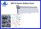8 Zones Reflow Soldering Machine High Speed Reflow Oven For PCB Assembly Line