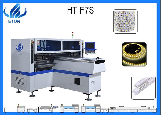 pick and place machine in SMT production line in led light industrial for led tube mounting