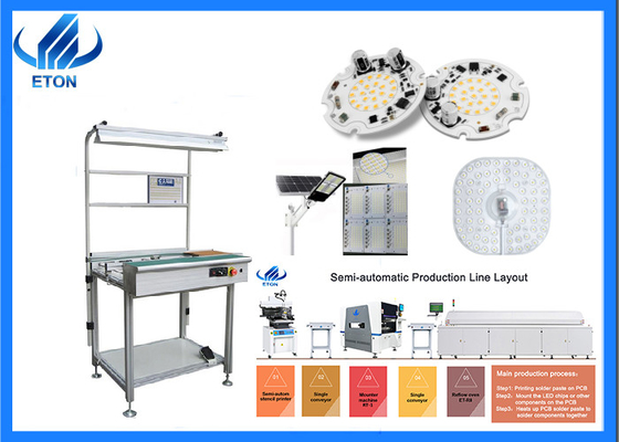 PCB conveyor in smt production line with LED light transmission buffer machine