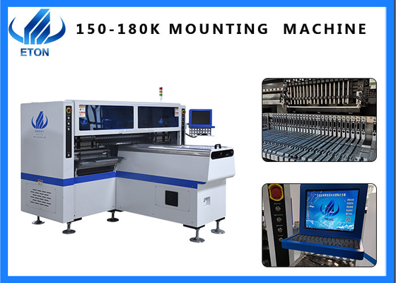 34 heads with LED tube smd mounting pick and place machine in production line