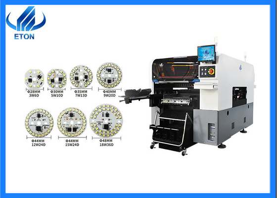 SMT Pick And Place Machine Double System Rail For LED Lights / PCB Driver