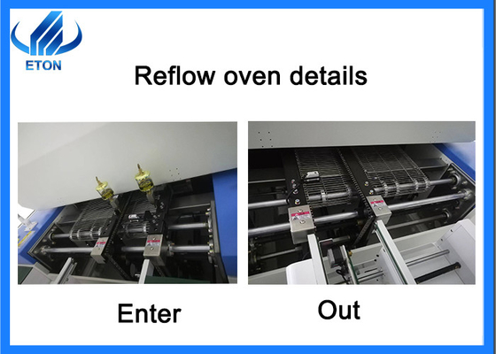 8 zones full hot air 4600mm*1000mm*1400mm SMT reflow oven machine