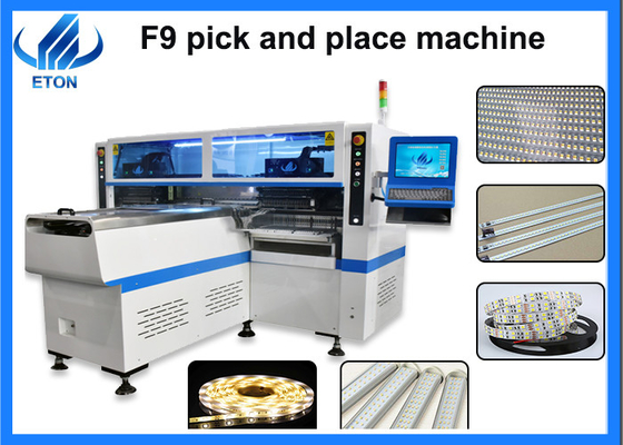 High speed apply to the 0.6m, 0.9m, 1.2m rigid PCB and 0.5m, 1m LED flexible strip placement machine