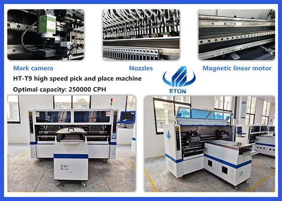 High Accuracy SMT Mounter Machine 68 PCS Heads For 100m Flexible Strip