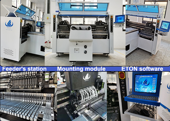 2700mm SMT Mounter Machine Pick And Place Machine For 1.2m Linear Tube