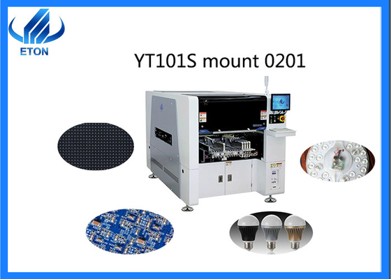 LED Bulb / Display / Driver SMT Mounter Machine 10PCS Heads 40000CPH Middle Speed