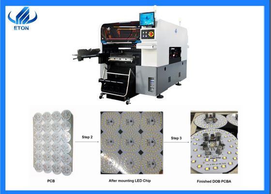 Double Module Automatic SMD Pick And Place Machine For 0201 0305 LED