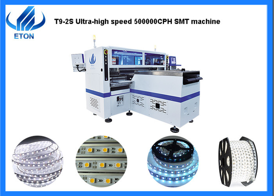 Double Rail+Four Groups Of Placement Heads Flexible Strip Light Making Machine T9-2S Pick And Place Machine