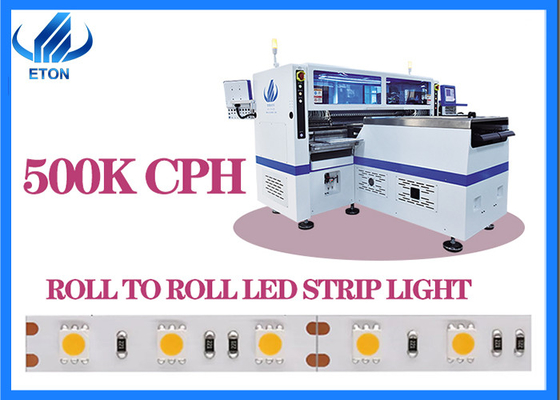 LED Strip SMT Pick And Place Machine T9-2S 500000 CPH Mounting Speed