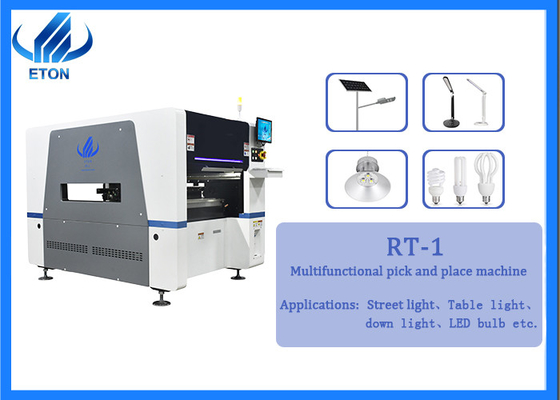 Automatic LED Light SMT Pick And Place Machine 42 Feeders Station 12 Heads