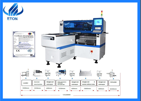 LED SMT pick and place mnachine LED tube light assembly machine HT-E6T with multi-function